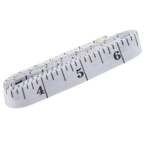 Soft Tape Measure Double Scale Body Sewing Flexible Ruler for Weight Loss White - Picture 2 of 8